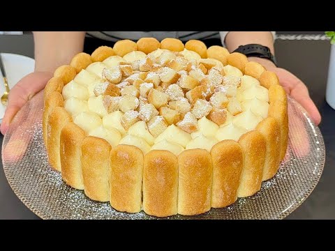 TORTA MIMOSA senza forno | La ricetta più facile che vedrai mai 🤤 thumbnail