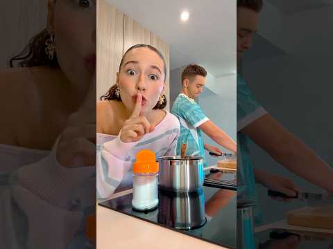 SUBSCRIBE FOR 7 YEARS OF GOOD LUCK! 🍀😅 - #dance #funny #couple #shorts thumbnail