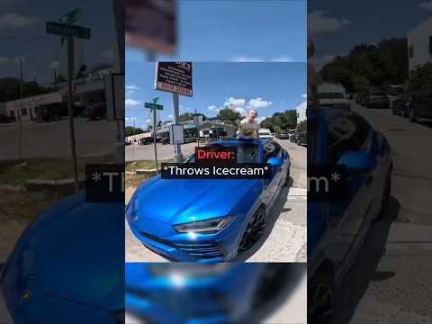 Biker vs Lamborghini Gone Wrong ?? #viral  #shortsfeed thumbnail