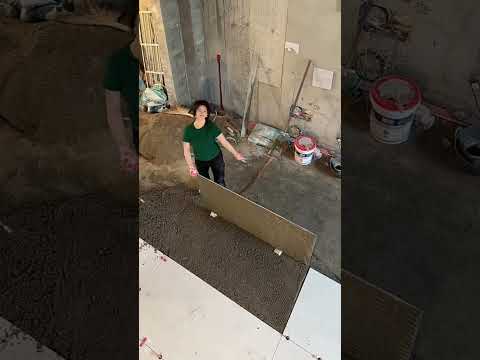 Tile installation P8786#shorts thumbnail
