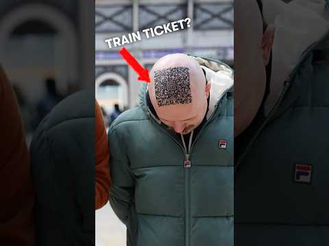 i printed a train ticket on a bald man thumbnail