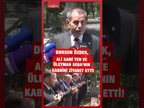 Galatasaray Kulübünün yeni yönetimi, Ali Sami Yen'in kabrini ziyaret etti! #shorts thumbnail