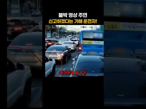 블박 영상 주면 신고하겠다는 가해 운전자! thumbnail
