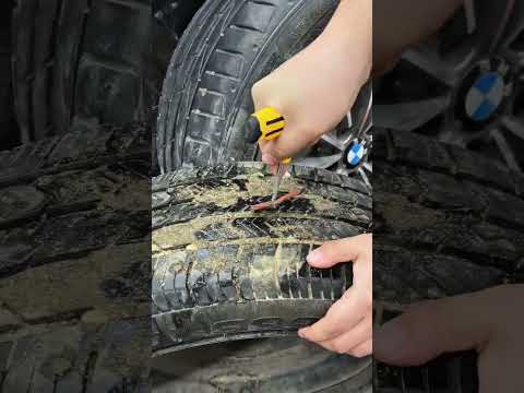 🚗 Puncture? Plugged. Done.No tools. No garage. No waiting.Self-sealing rubber nail plugs🔧#TireRepair thumbnail