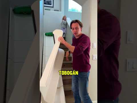 ¡El padre hizo un tobogán en casa para su hija! 👨‍👧 thumbnail