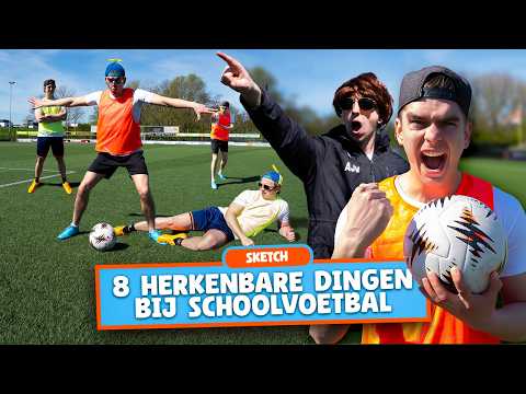 8 HERKENBARE DINGEN BIJ SCHOOLVOETBAL! - Addo & Nick Comedy Sketch thumbnail
