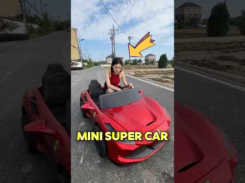 She bought mini super car thumbnail