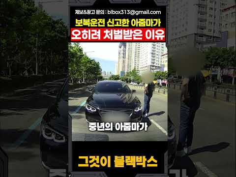 보복운전 신고한 아줌마가 오히려 처벌받은 이유 thumbnail