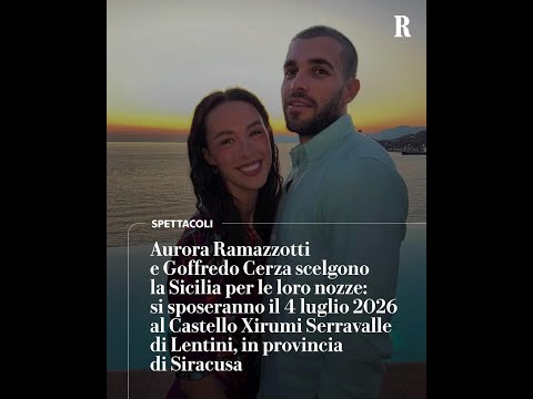 Aurora Ramazzotti e le nozze in Sicilia thumbnail