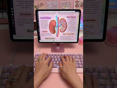 Pink keyboard ASMR 💕 | iPad accessories thumbnail
