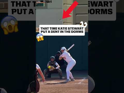 Katie Stewart HRs hit different, LITERALLY 🔥 thumbnail