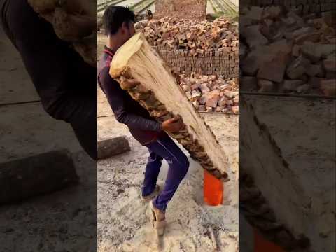 Zameen ke andar aag ka khel? 🔥🧱 #science #HowItsMade #VillageLife #Traditional #AmazingFacts thumbnail