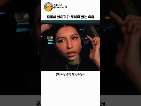 주차되어 있던 자동차의 와이퍼가 세워져 있는 이유...ㄷㄷ thumbnail