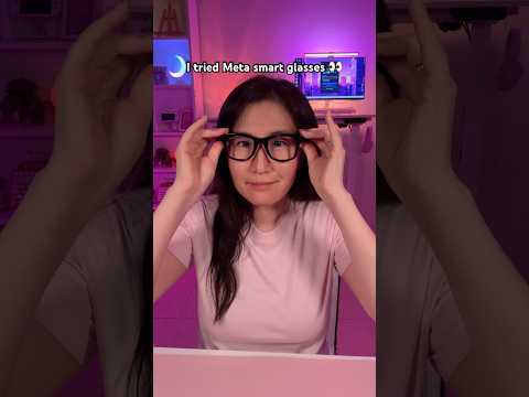 I tried Meta smart glasses 👀 | tech unboxing thumbnail