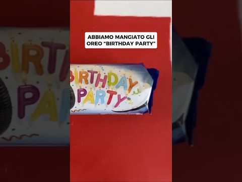 Abbiamo mangiato gli oreo birthday party 🥳 thumbnail