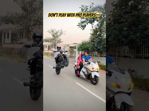Don’t play with PRO PLAYERS😅 #farazstuntrider #superbikes #bikers #bike #hayabusa thumbnail