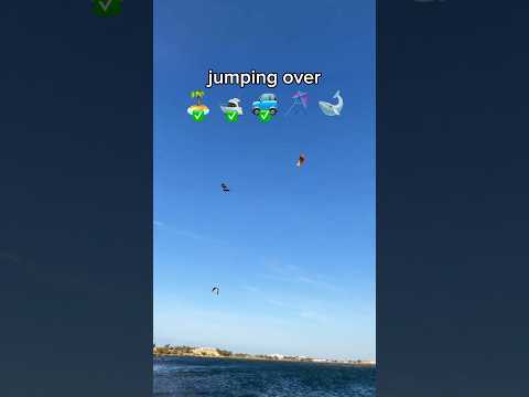 Kitesurfer flying crazy high over… 😱🤯 what’s next? thumbnail