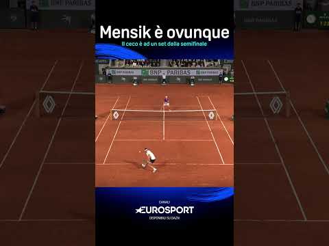 Fonseca ci prova 𝑚𝑎 𝑀𝐸𝑁𝑆𝐼𝐾 è 𝑂𝑉𝑈𝑁𝑄𝑈𝐸 😯Che partita del ceco avanti di 2 set 🎾 thumbnail