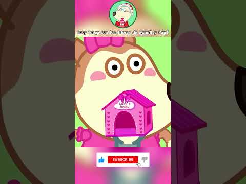 Lucy Juega con los Títeres de Mamá y Papá  #animación #shorts thumbnail