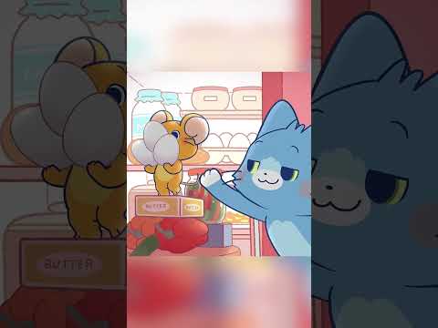 ¡Susto en el refrigerador! 🥡😱 | Tom y Jerry Gokko | @WBKidsLatino thumbnail