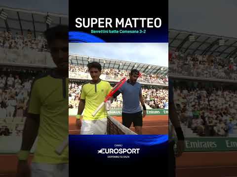 SUPER MATTEO! Batte Comesana al terzo turno 3-2 e si EMOZIONA al #RolandGarros 🇮🇹 | #DAZN thumbnail