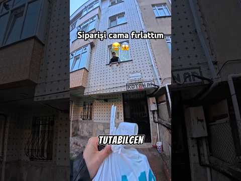 Siparişi cama fırlattım 😱😂 #shorts #viral #keşfet #motovlog #tiktok #fyp #reels #kurye thumbnail