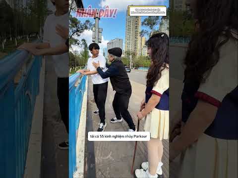 Coi thường ông cụ 50 năm kinh nghiệm nhảy Parkour và cái kết #shorts #parkour thumbnail
