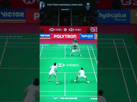 How good is this backhand? #shorts #badminton #BWF thumbnail