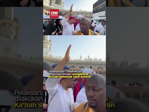 Jemaah Haji Laksanakan Ritual Tawaf Wada', Masuki Fase Hari Tasyrik thumbnail