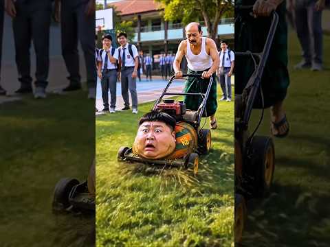 LANANG di sekolahnya jadi MESIN pemotong RUMPUT🤣‼️ thumbnail
