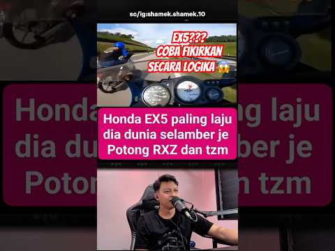 Hah??ex5 potong RXZ dan TZM?? #reactionvideo #reaction #shorts thumbnail