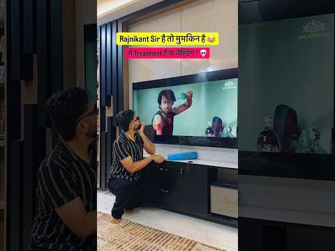 Rajnikant Sir hai to Mumkin hai💀😂#shorts #funny #youtubeshorts #viral #bollywood #reaction #south thumbnail