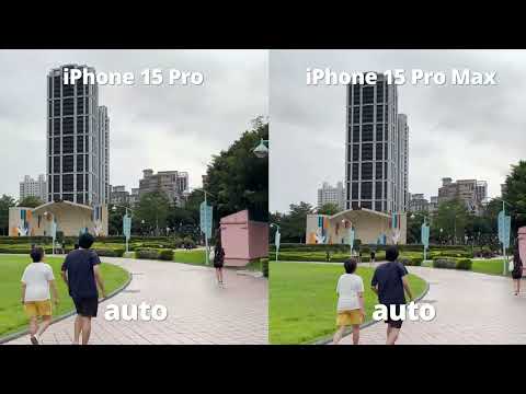 iPhone 15 Pro vs iPhone 15 Pro Max 4k/60fps_ultra wide test thumbnail