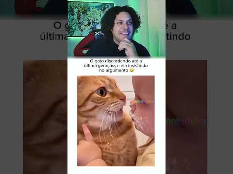O gato discordou até da última geração  ? #shorts thumbnail