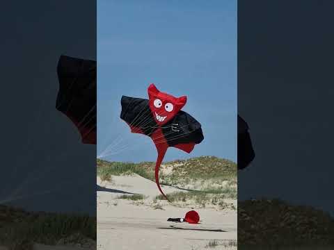 ? Scary Ghost Kite at Fanø ? | Kids Sky-High Fun 2025 ?️#shorts  #2winners thumbnail