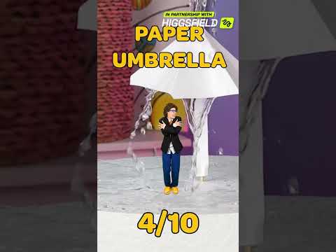 Umbrella Battle! ☔️ Which One Wins?! ?️✨ #kids #fun #shorts thumbnail