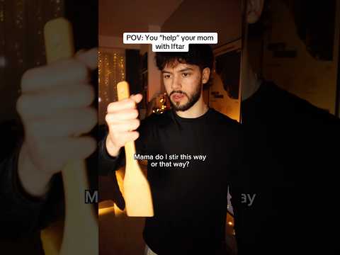 When you “help” your mom with Iftar 😭 thumbnail