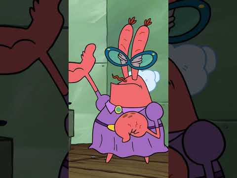 SpongeBob | Hari Bawa Ibu ke Tempat Kerja di Krusty Krab! 🍔 #Shorts thumbnail