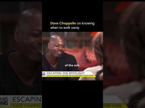 Dave Chappelle on knowing when to walk away thumbnail