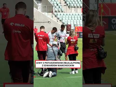 LEWANDOWSKI I PIETUSZEWSKI ZBIJAJĄ PIONĘ Z EDWARDEM WARCHOCKIM #shorts thumbnail
