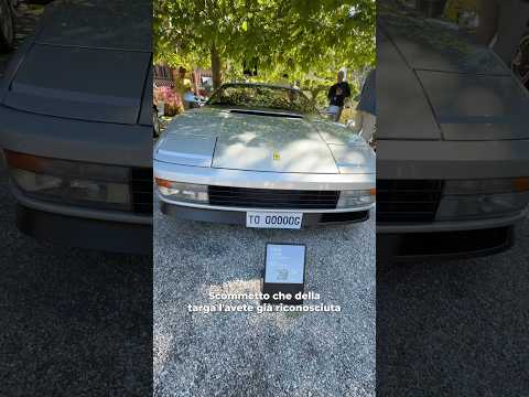 L’UNICA Ferrari Testarossa Spider è appartenuta a GIANNI AGNELLI thumbnail