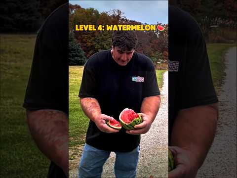 Largest Hand Cracking Fruits with Grip Strength #armwrestling thumbnail