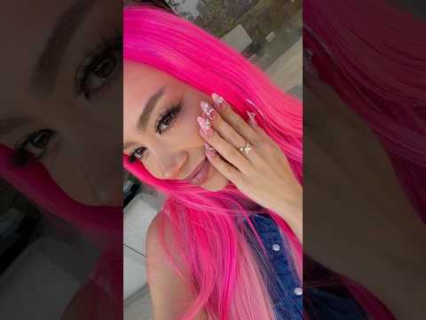 Así hice mis uñas ROSAS (coquette) ????✨ thumbnail