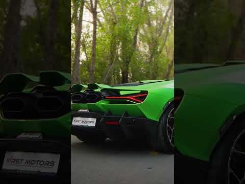 Lamborghini Revuelto - finished in factory Matte paint exterior 💚 #cars #revuelto #enginesound  thumbnail