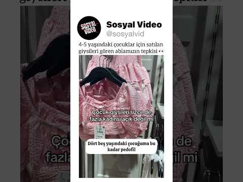 4-5 yaşındaki çocuklar için satılan giysileri gören ablamızın tepkisi ? thumbnail