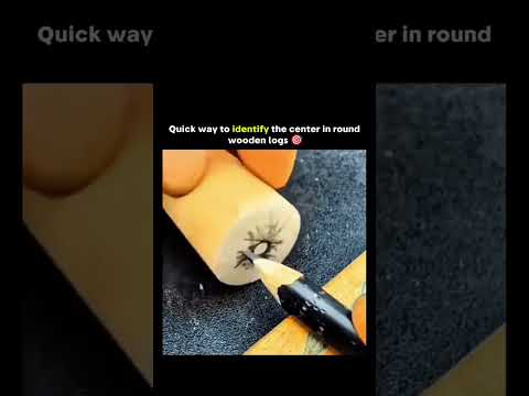 Quick way to identify the center in round wooden logs ? thumbnail