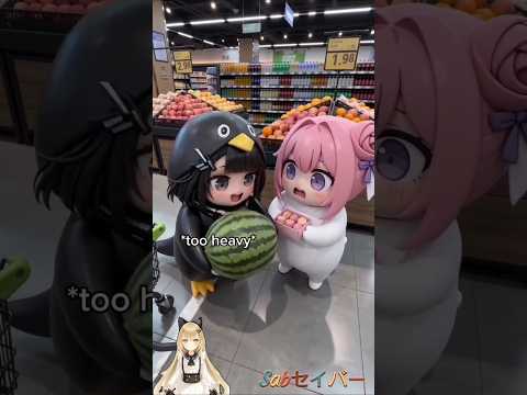 Watermelon ? #shorts #gugugaga #doro #endministrator #chibi #ai #watermelon #penguin thumbnail