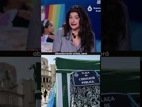 Nerea Pérez defiende la importancia de la educación pública #elintermedio thumbnail