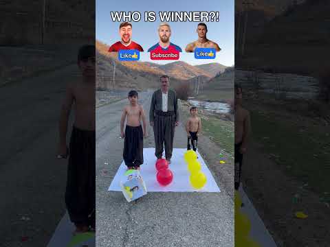 Mini Ronaldo or MrBeast or Messi?! Who Did Win?! #trending #youtube #shorts thumbnail