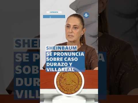 Sheinbaum responde a caso Durazo y Villarreal: “Tendrán que aclararlo” #shorts thumbnail